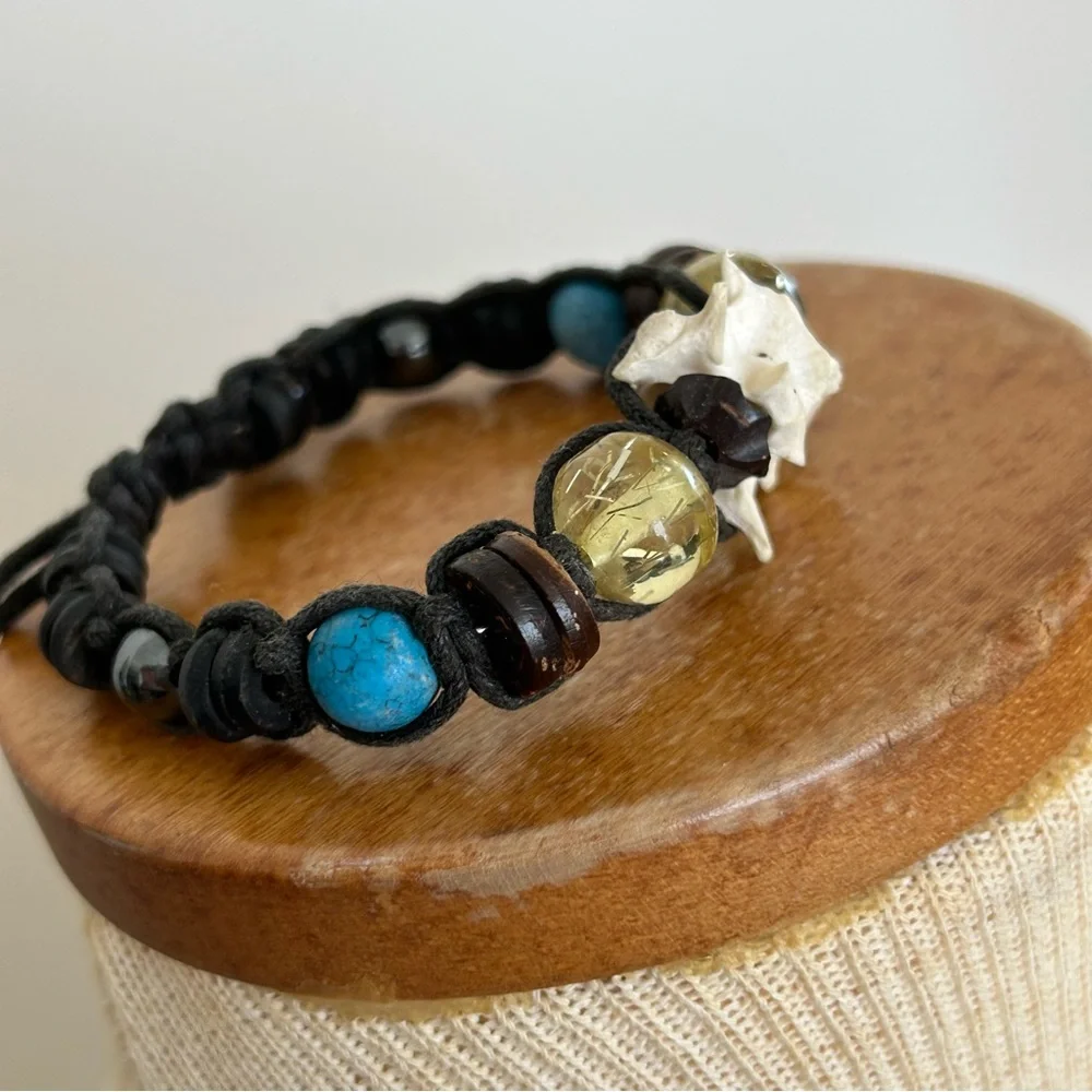 Handmade Ethnic Woven Bead Bracelet